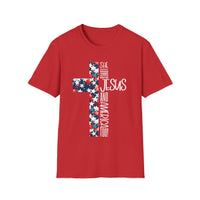 She Loves Jesus and America Too - Christian Streetwear - love like jesus - faith over fear