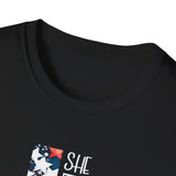 She Loves Jesus and America Too - Christian Streetwear - love like jesus - faith over fear