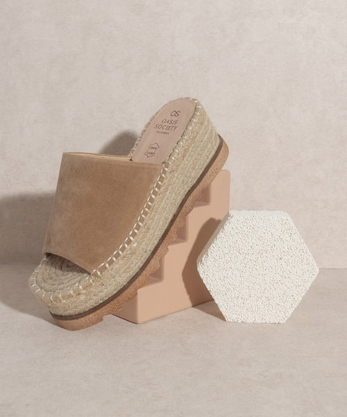 Oasis hot sale flatform espadrille